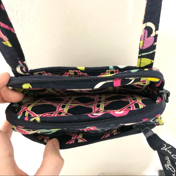 Vera Bradley small navy crossbody purse - Picture 3 of 4